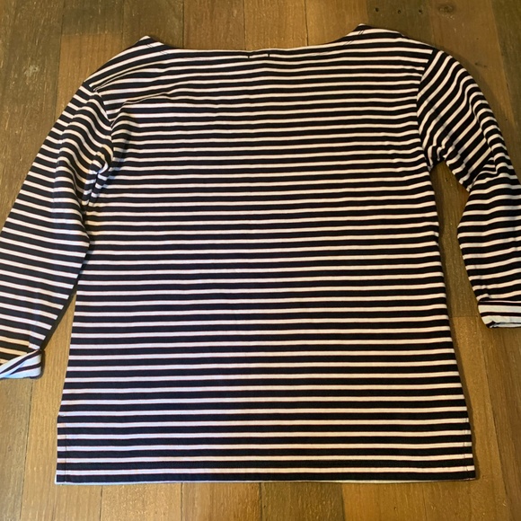 J.Crew Red White and Navy Stripe Top Size Small - Picture 5 of 5